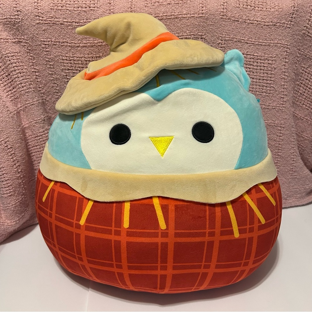 Squishmallow Scarecrow Winston The Owl 16 in Large